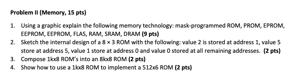 Types of ROM  PROM, EPROM, EEPROM, Flash EPROM & Mask ROM