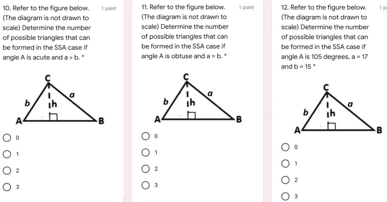 SOLVED: 10. Refer to the figure below: (The diagram not drawn to scale ...