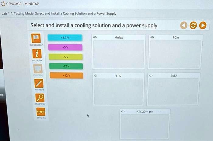 Hardware Cengage Lab Cooling Solution And Power Supply Cengagemindtap ...