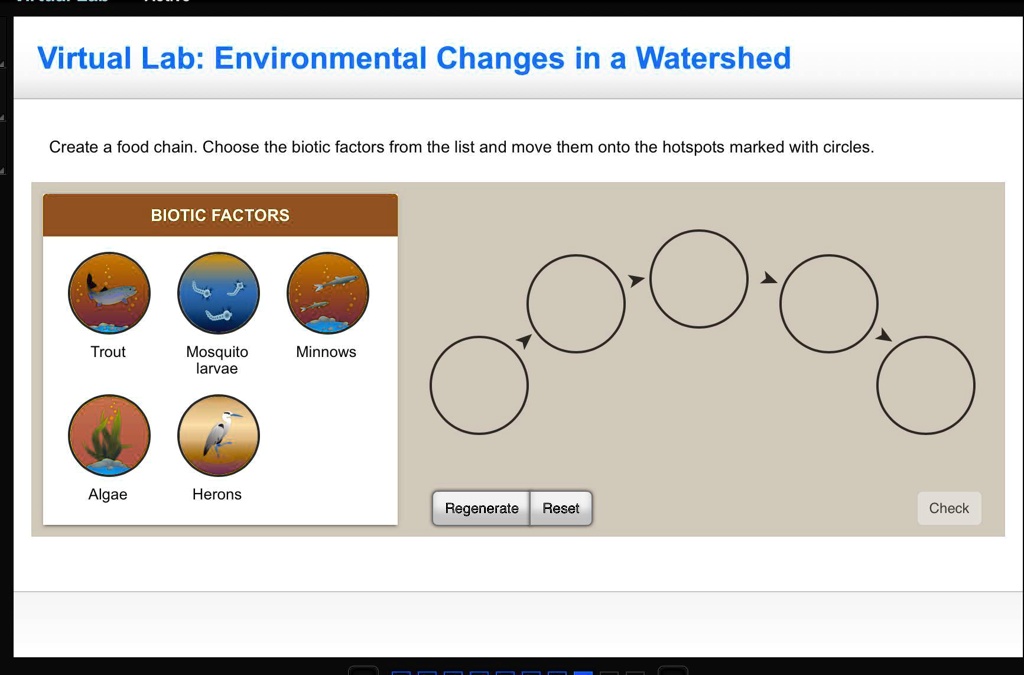 'HELP ME i will give you brainiest Virtual Lab Environmental Changes