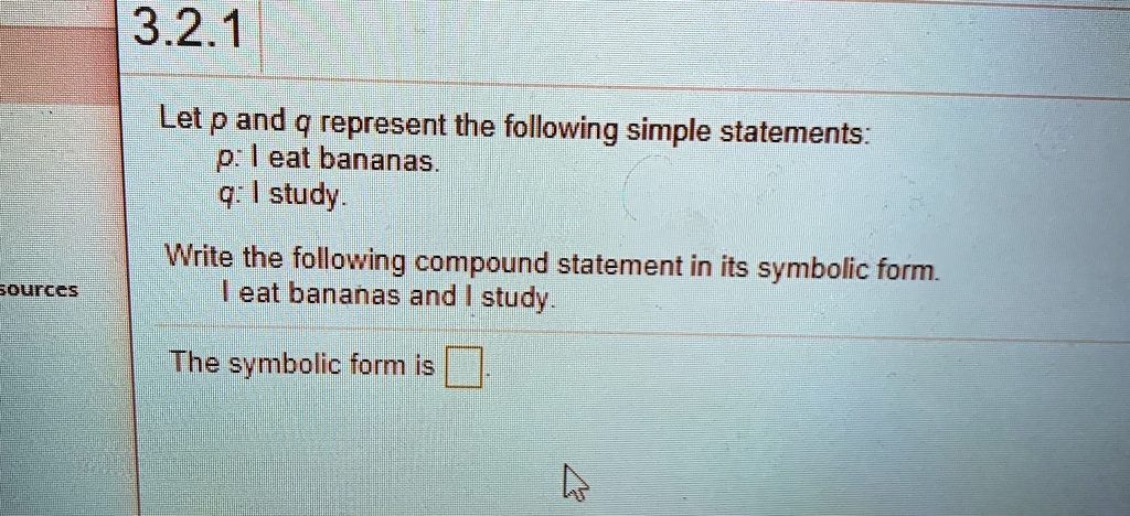 Solved Let p and q represent the following simple