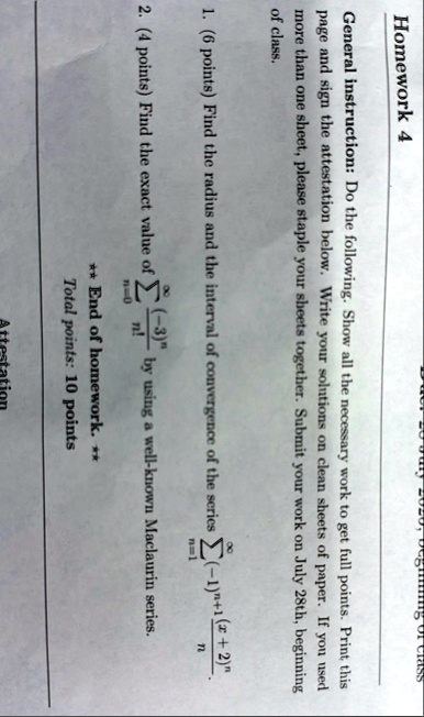 homework 4 general instruction do the following show all the necessary work to get full points print this page and sign the attestation below write your solutions on clean sheets of paper if 51013