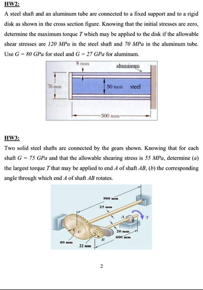 solved-please-answer-fast-hw2-a-steel-shaft-and-an-aluminum-tube