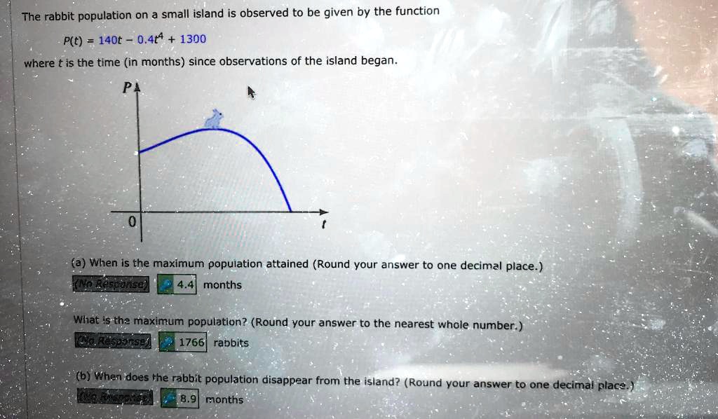 solved-the-rabbit-population-on-a-small-island-is-observed-to-be-given