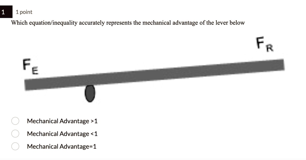 SOLVED 1 point Which equation/inequality accurately represents the