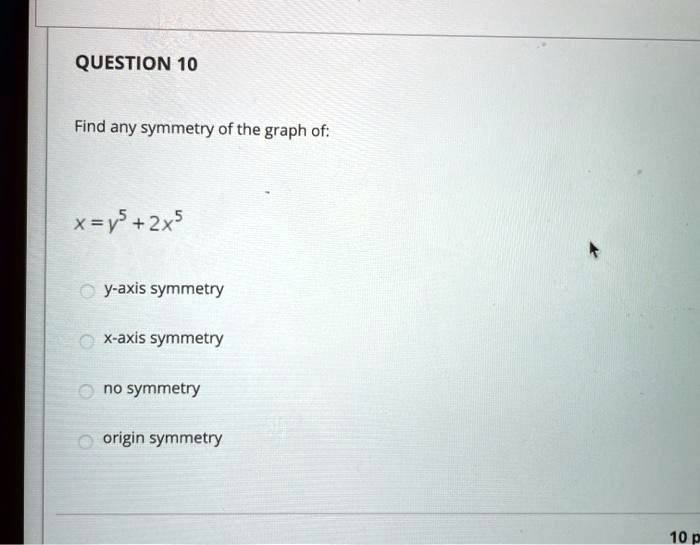 y =- 2x 2 8x 5 axis of symmetry