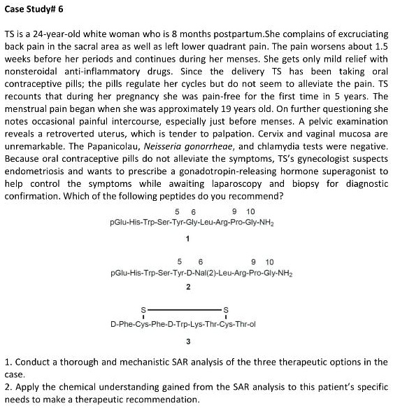 case study 6 ts is 24 year old white woman who is months postpartum she ...