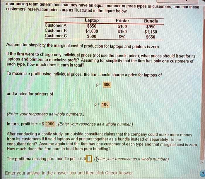 SOLVED: Customers' Reservation Prices Are As Illustrated In The Figure ...