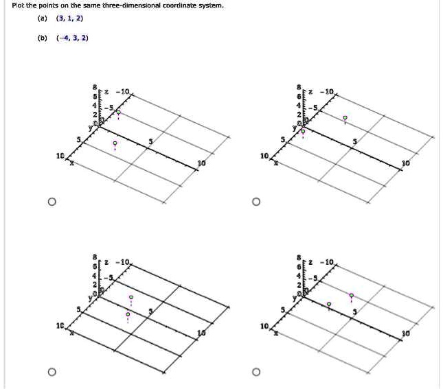 Solved Texts Plot The Points On The Same Three Dimensional Coordinate Solved Texts Plot The Points On The Same Three Dimensional Coordinate