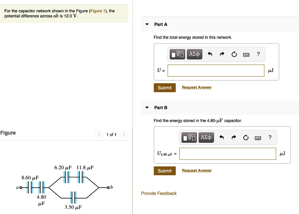 For the capacitor network shown in the Figure (Figure… - SolvedLib