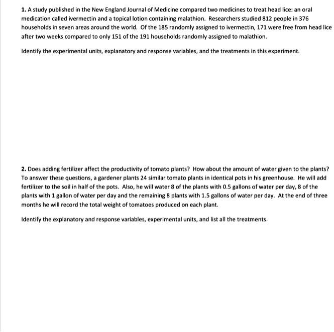 SOLVED A study published in the New England Journal of Medicine