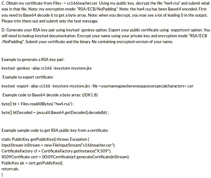 SOLVED cs166teacher.cer