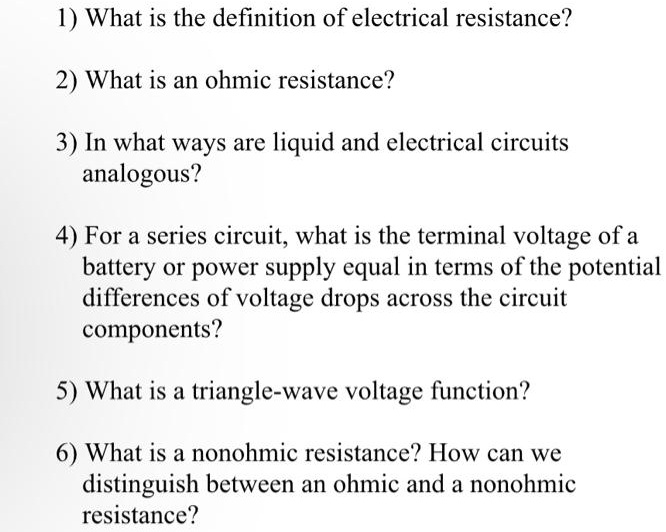 RESISTANCE - Electrical Wave