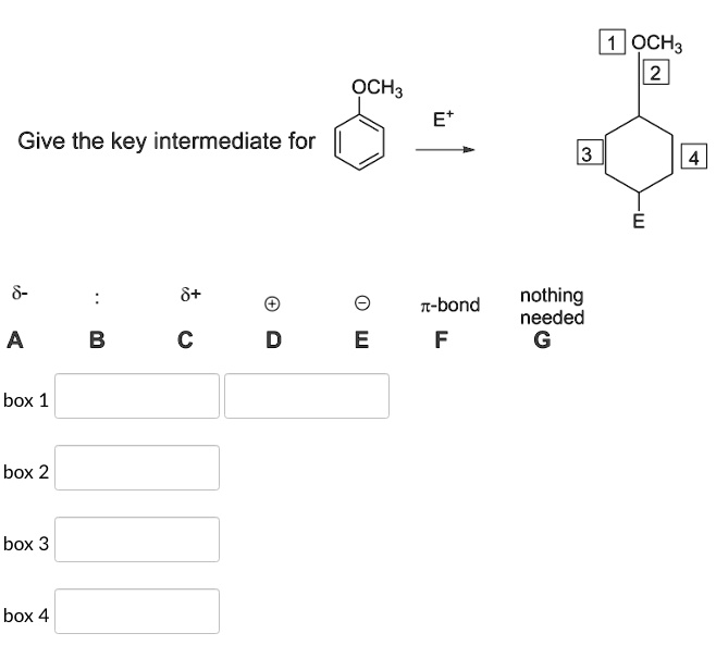 SOLVED Give the key intermediate for 6+ nothing needed Tbond A B box