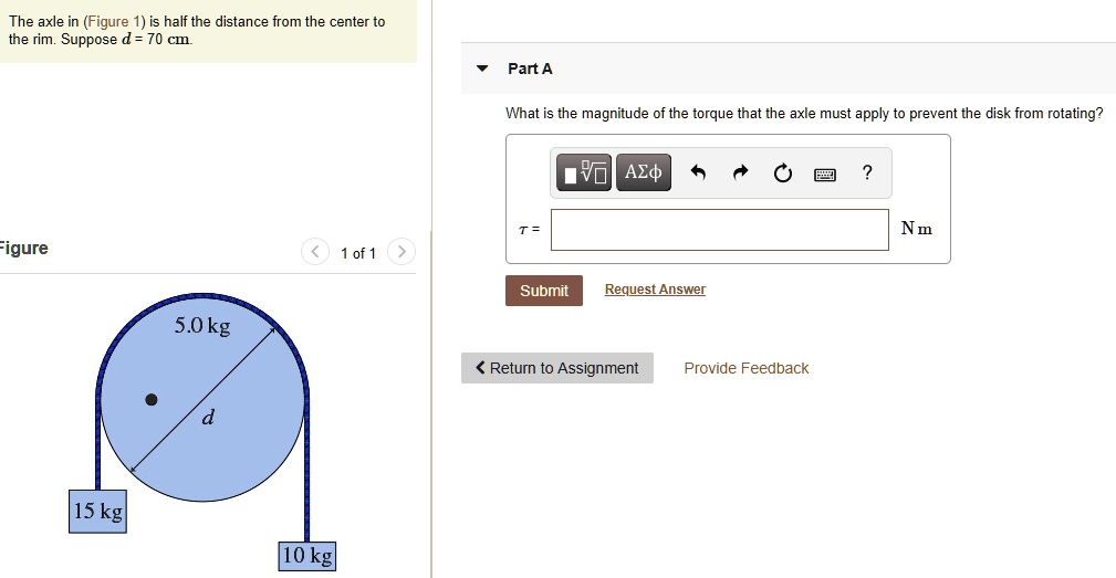 The axle in (Figure 1) is half the distance from the center to the rim ...