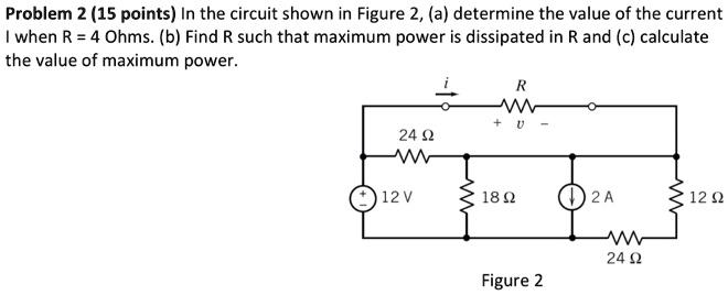 SOLVED: Problem 2 (15 points): In the circuit shown in Figure 2, (a ...