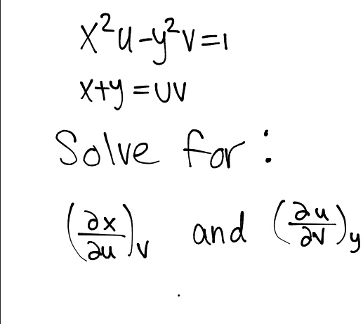 solved-solve-for-x-and-y-in-the-equation-x-2-y-2-uv