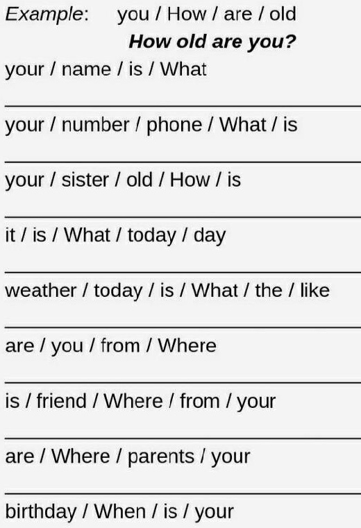 How old are you ? worksheet