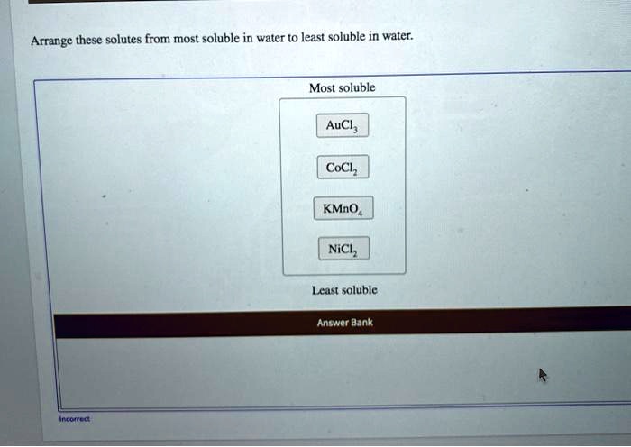 solved-arrange-these-solutes-from-most-soluble-in-water-to-least