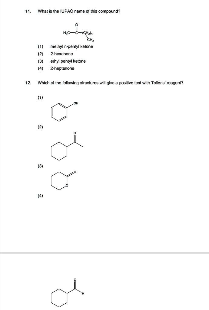 SOLVED: 11. What is the IUPAC name of this compound? HaC (CH2)4 CHi ...