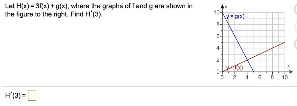 let hx 3fx gx where the graphs of f and g are shown in the figure to ...
