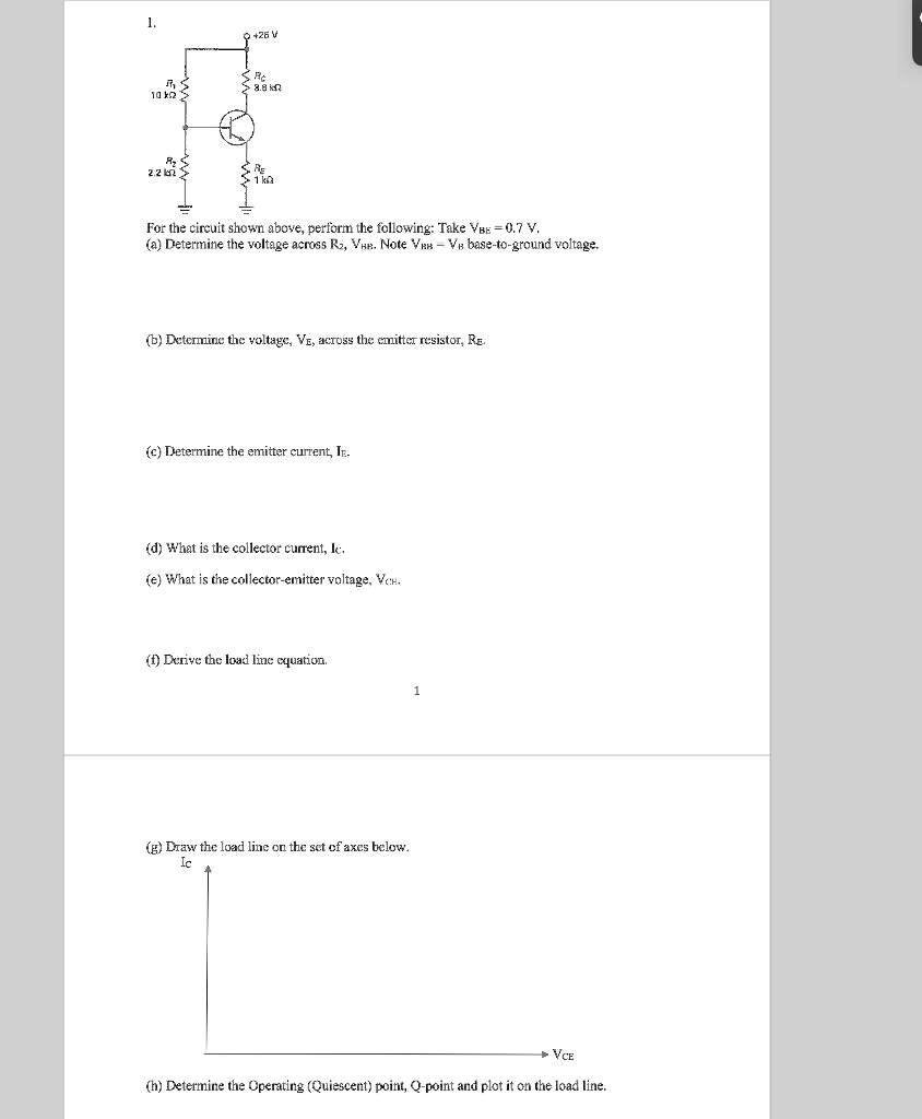 Video Solution: +28 Rc 3.8k 100 For The Circuit Shown Above, Perform 