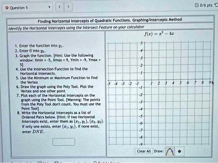 Video Solution: Finding Horizontal Intercepts Of Quadratic Functions 