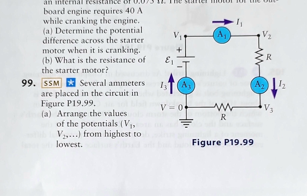 SOLVED Texts question 99 An internal resistance or onboard engine