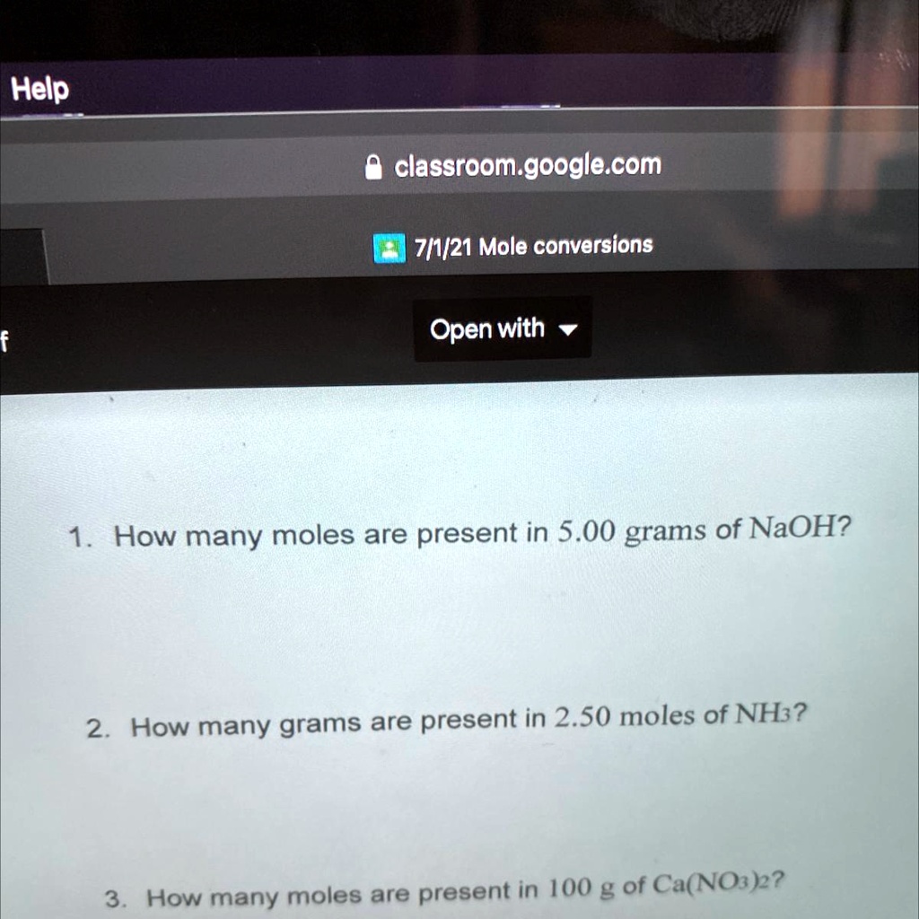 SOLVED: 'I need answers to question 1,2,3 Help classroom google.com 7/1