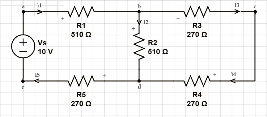 SOLVED: Find the values of current and voltage of the resistors in the ...