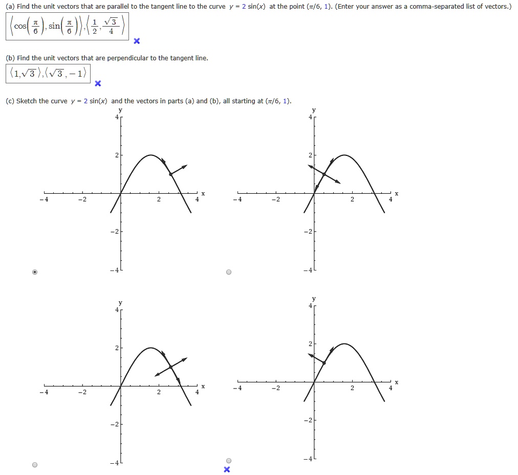 (1/2, ?3/2), (-1/2, -?3/2)
( -?3/2, 1/2), (?3/2, -1/2)