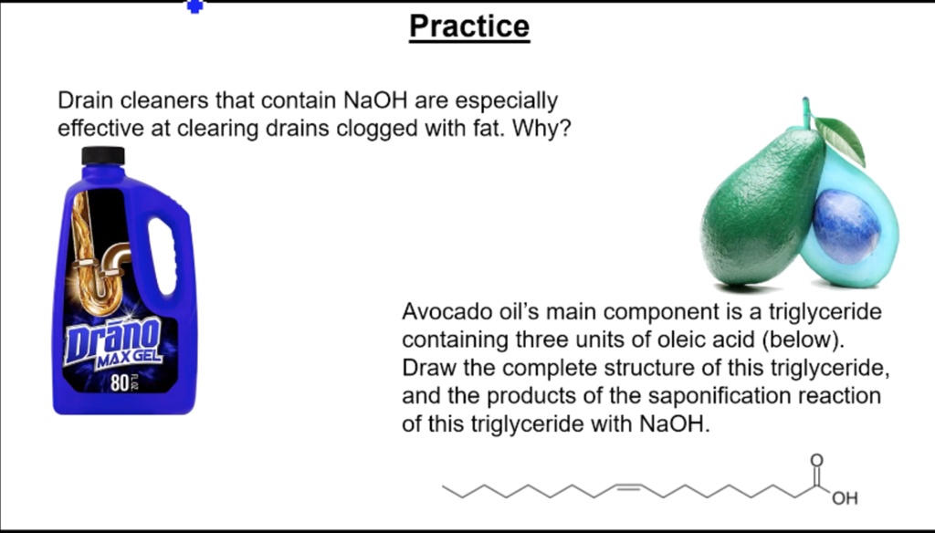 SOLVEDPractice Drain cleaners that contain NaOH are especially