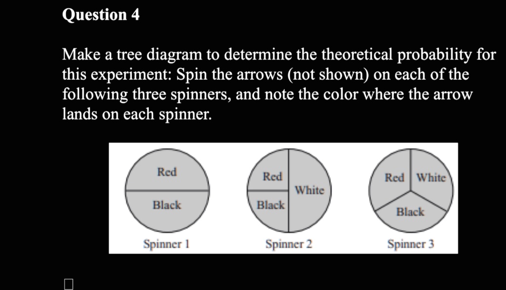 SOLVED Question 4 Make a tree diagram to determine the theoretical