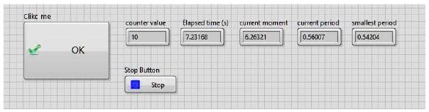 SOLVED: LabVIEW â€“ Counter Design In this task, create a click speed ...
