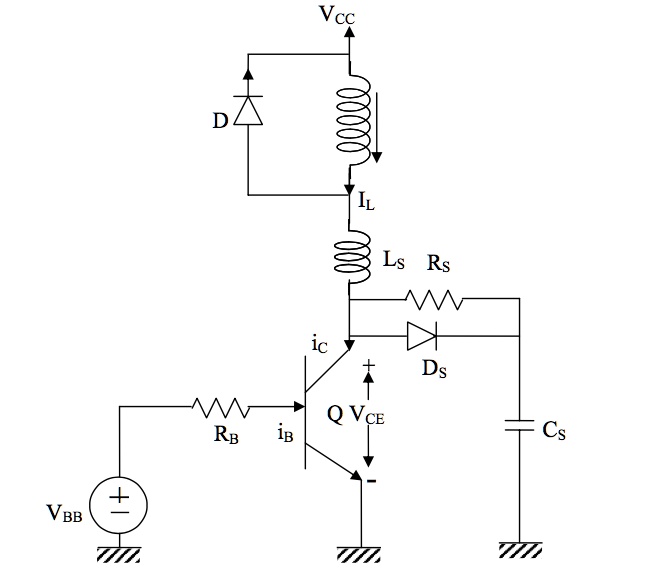 SOLVED: Briefly explain this clamped inductive switching circuit with a ...