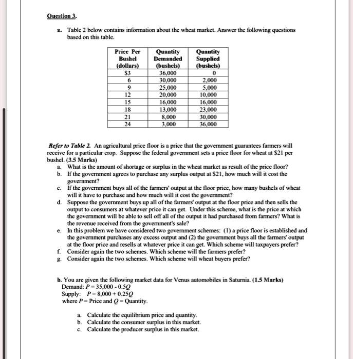 SOLVED: Texts: Question 3 Table 2 below contains information about the ...