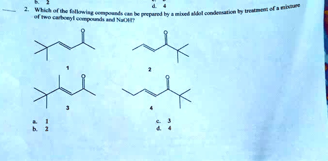 SOLVED: ' Which of the following compounds can be prepared by a mixed ...