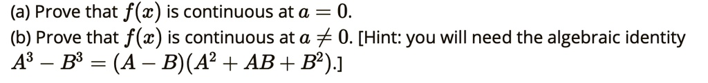 a prove that fw is continuous at a 03 b prove that fw is continuous at ...