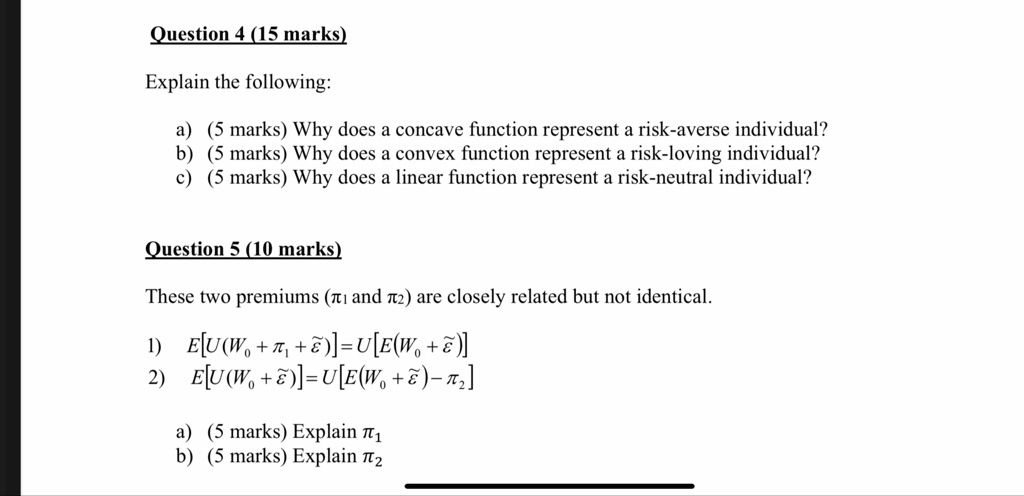 question 4 15 marks explain the following a 5 marks why does a concave ...
