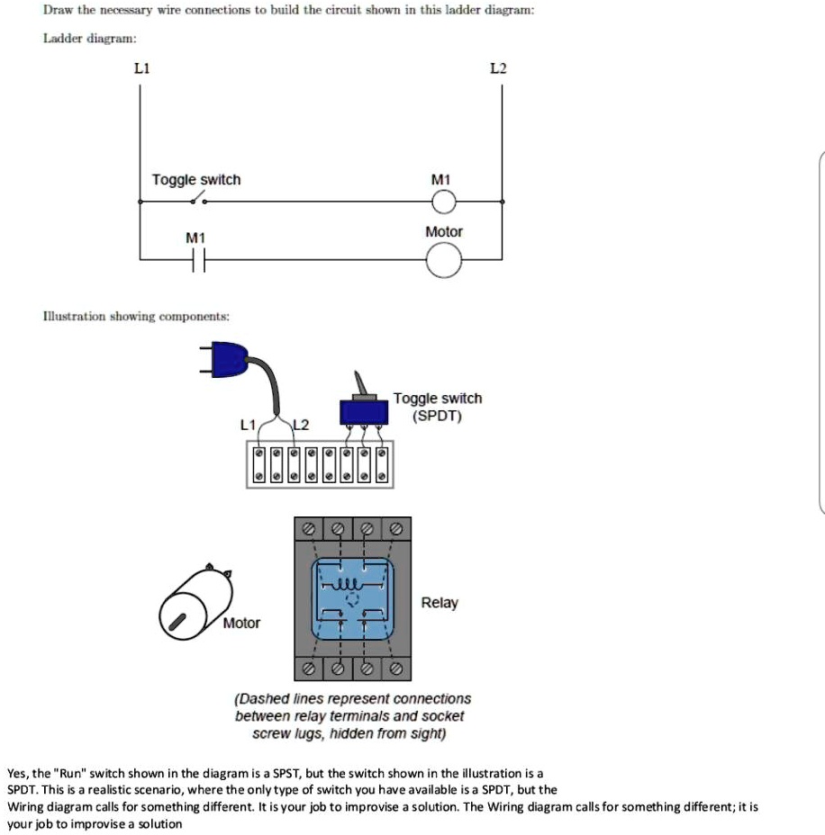 SOLVED: Draw the necessary wire connections to build the circuit shown