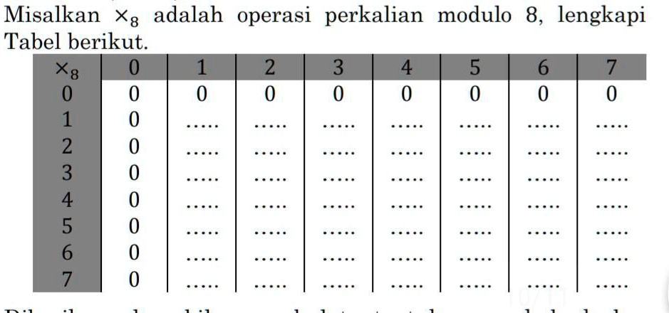 SOLVED: ada yang tau ini caranya gimana? Misalkan X8 adalah operasi ...