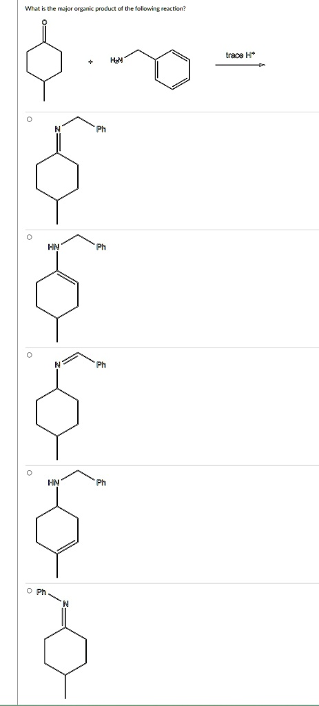 What Is The Major Organic Product For The Following Reaction What is the major organic product of the following reaction? What is