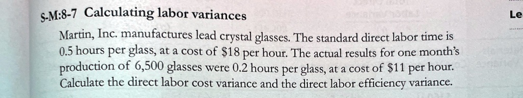 direct labor efficiency variance calculator