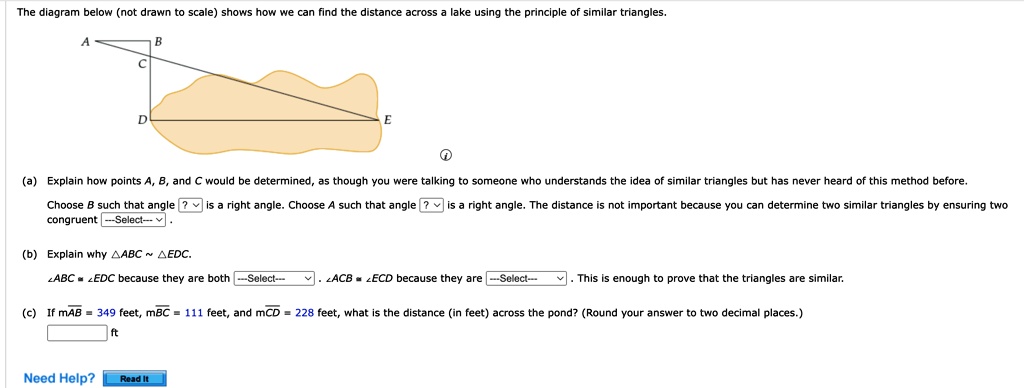 [GET ANSWER] The diagram below (not drawn to scale) shows how we can ...