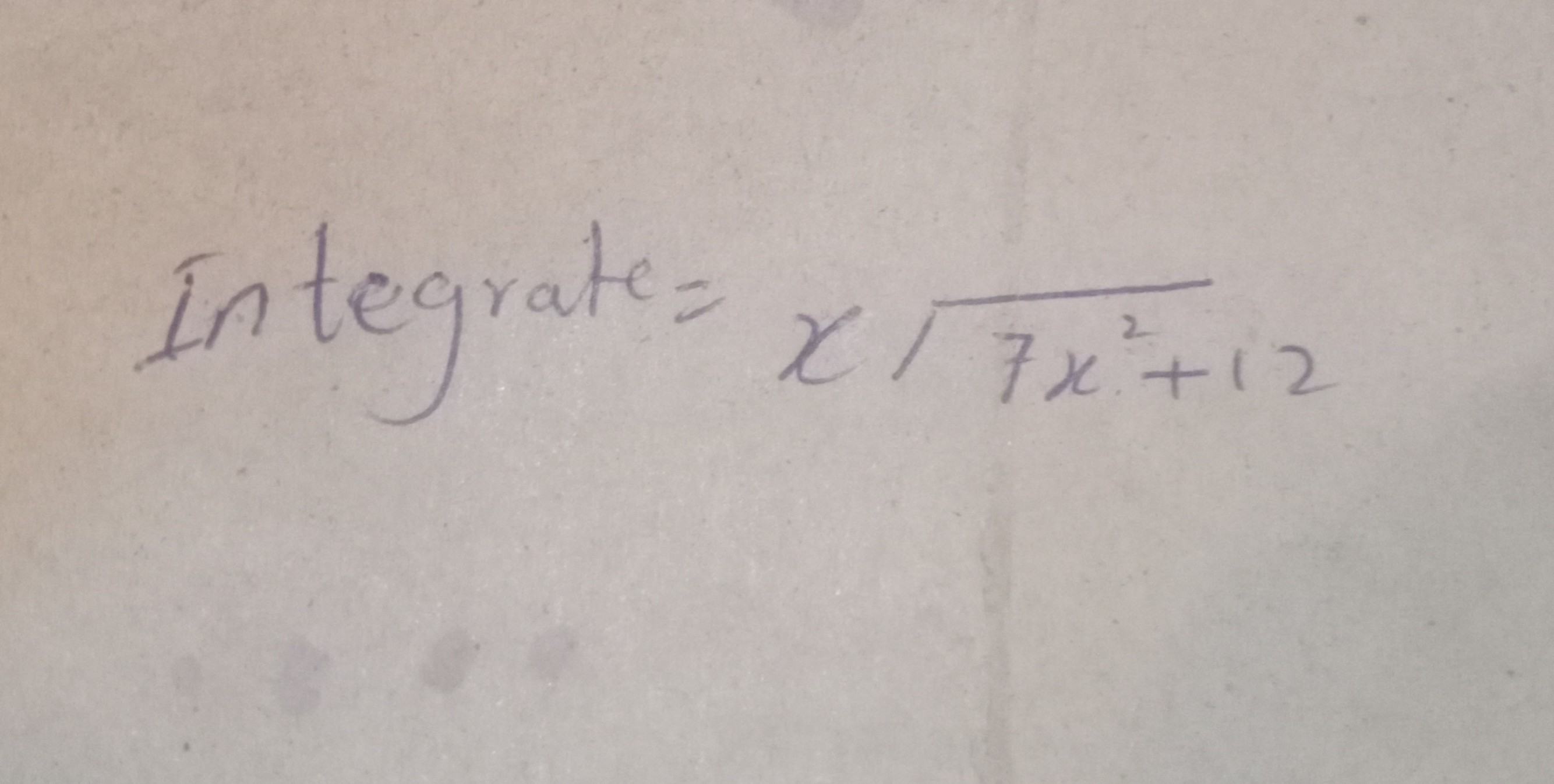 SOLVED Integrate X 7 X 2 1 2 solved-integrate-x-7-x-2-1-2