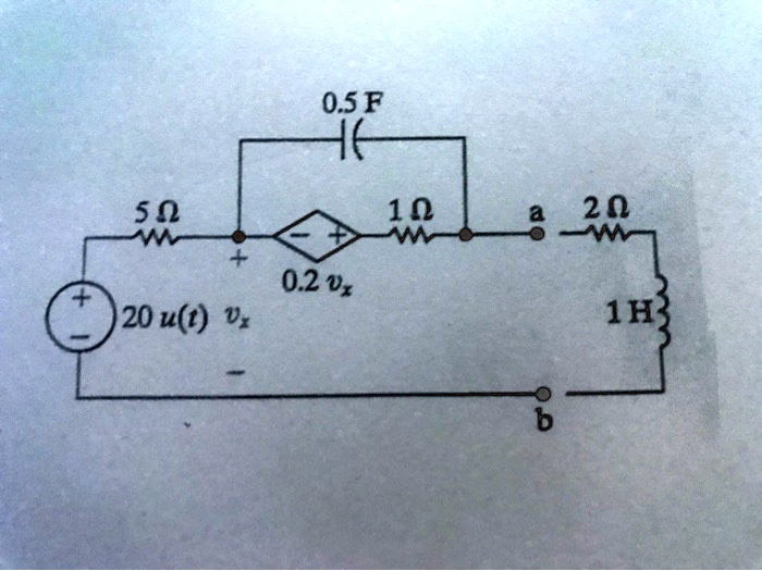 SOLVED Draw the sdomain equivalent circuit. Draw the appropriate