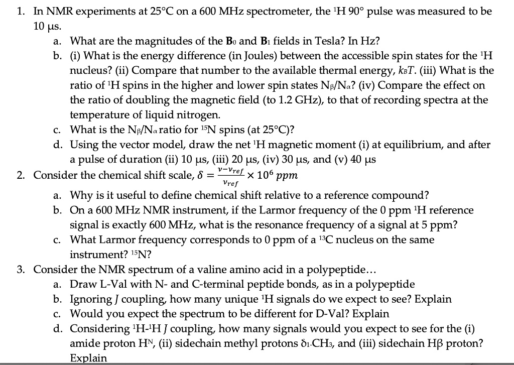 solved-in-nmr-experiments-at-25-c-on-a-600-mhz-spectrometer-the-h-90