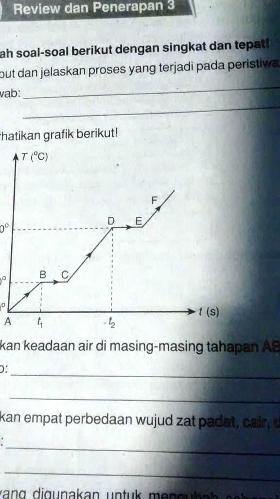 SOLVED: Jelaskan keadaan air di masing-masing tahapan ABCDEF! Review ...