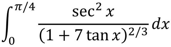 t4 sec2 x dx 1 7tan x23 72034