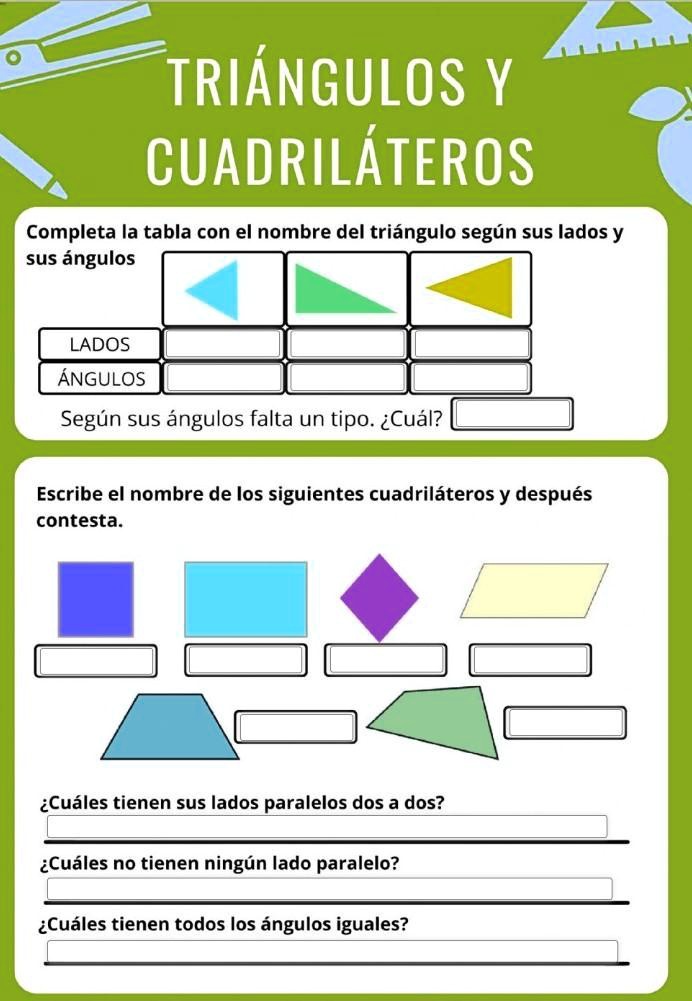 SOLVED: me podrían ayudar por favor es para hoy TRIÁNGULOS Y ...